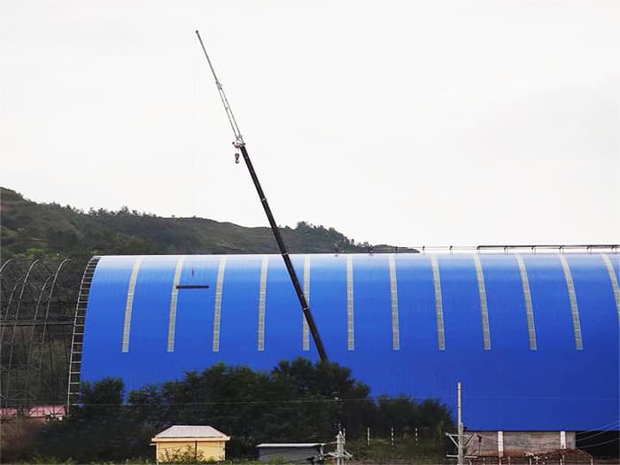 西青煤棚网架工程