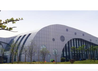 西青会议中心外景网架工程